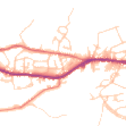 Daytime road noise heatmap for OL13 0RP