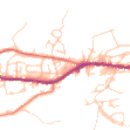 Daytime road noise heatmap for OL13 0RQ
