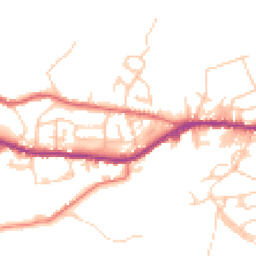 Daytime road noise heatmap for OL13 0RW