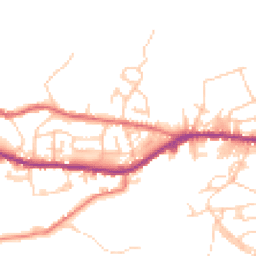 Daytime road noise heatmap for OL13 0SB