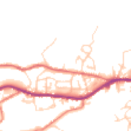 Daytime road noise heatmap for OL13 0ST