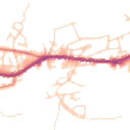 Daytime road noise heatmap for OL13 0TY
