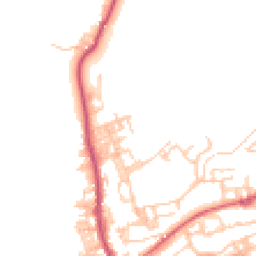 Daytime road noise heatmap for OL13 8DJ
