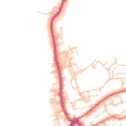 Daytime road noise heatmap for OL13 8DS