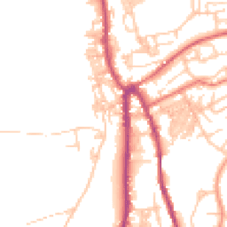 Daytime road noise heatmap for OL13 8GZ