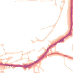 Daytime road noise heatmap for OL13 8HZ