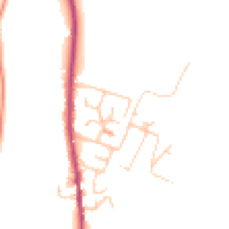 Daytime road noise heatmap for OL13 8JN