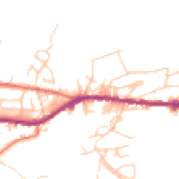 Daytime road noise heatmap for OL13 8LS