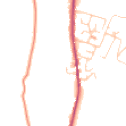 Daytime road noise heatmap for OL13 8RX