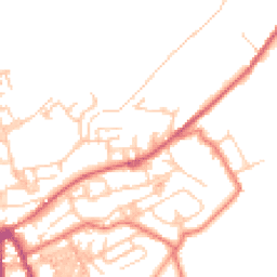 Daytime road noise heatmap for OL13 9DS