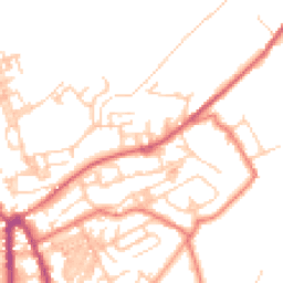 Daytime road noise heatmap for OL13 9DZ