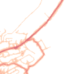 Daytime road noise heatmap for OL13 9HA