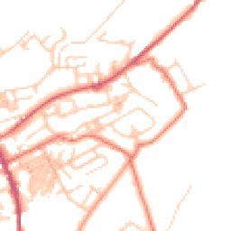 Daytime road noise heatmap for OL13 9LP