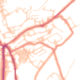 Daytime road noise heatmap for OL13 9LS