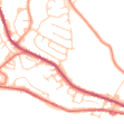 Daytime road noise heatmap for OL13 9PW