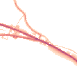 Daytime road noise heatmap for OL13 9SD