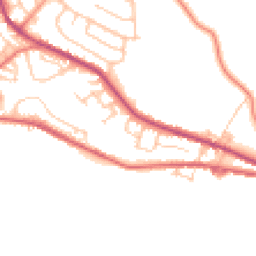 Daytime road noise heatmap for OL13 9SJ
