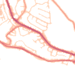 Daytime road noise heatmap for OL13 9TJ