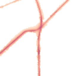 Night-time road noise heatmap for OL2 5AA