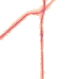 Night-time road noise heatmap for OL2 5AJ