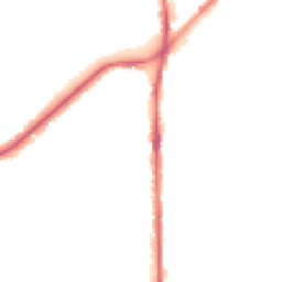 Night-time road noise heatmap for OL2 5AP