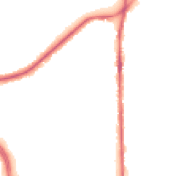 Night-time road noise heatmap for OL2 5BB