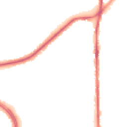 Night-time road noise heatmap for OL2 5BG