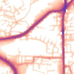 Daytime road noise heatmap for OL2 5BH