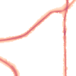 Night-time road noise heatmap for OL2 5BH