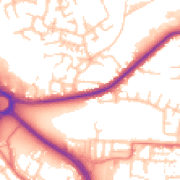 Daytime road noise heatmap for OL2 5BP