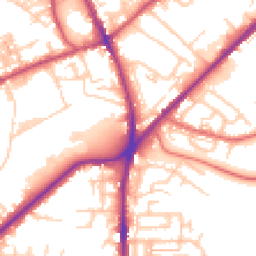Daytime road noise heatmap for OL2 5DJ