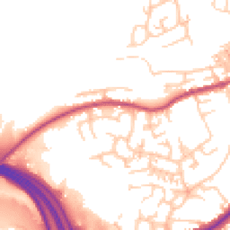 Daytime road noise heatmap for OL2 5EL