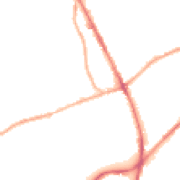 Night-time road noise heatmap for OL2 5QG