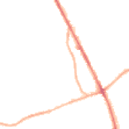 Night-time road noise heatmap for OL2 5RJ