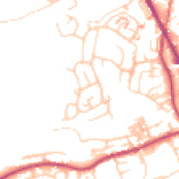 Daytime road noise heatmap for OL2 5TL
