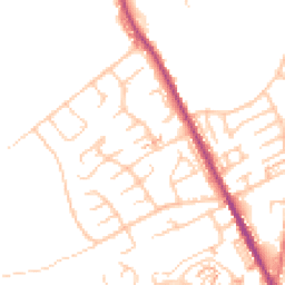 Daytime road noise heatmap for OL2 5YG
