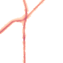 Night-time road noise heatmap for OL2 6AX