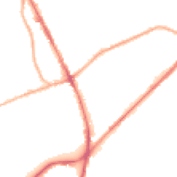 Night-time road noise heatmap for OL2 6DP