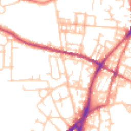 Daytime road noise heatmap for OL2 7AR