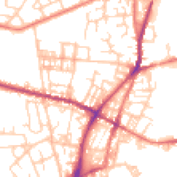 Daytime road noise heatmap for OL2 7RY