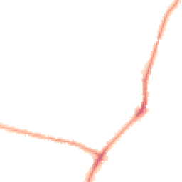 Night-time road noise heatmap for OL2 7SX