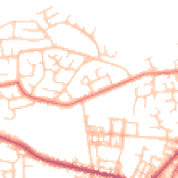 Daytime road noise heatmap for OL2 7XN