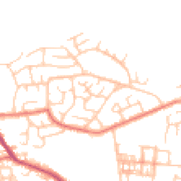 Daytime road noise heatmap for OL2 7YD