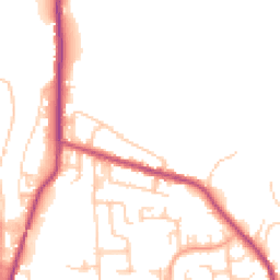 Daytime road noise heatmap for OL2 8DE