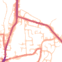Daytime road noise heatmap for OL2 8DY