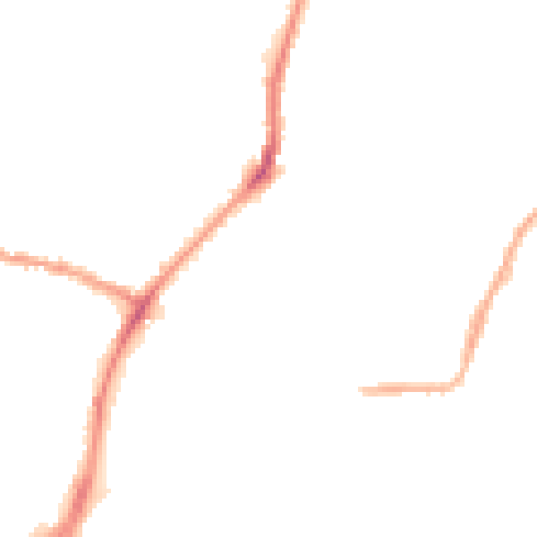 Night-time road noise heatmap for OL2 8EN