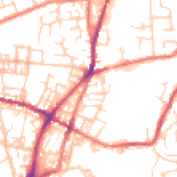 Daytime road noise heatmap for OL2 8ER