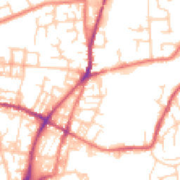 Daytime road noise heatmap for OL2 8EX
