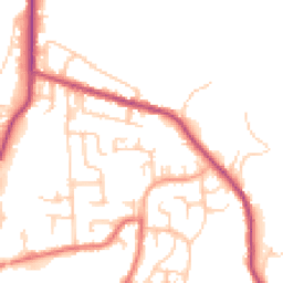 Daytime road noise heatmap for OL2 8LE