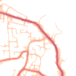 Daytime road noise heatmap for OL2 8LP